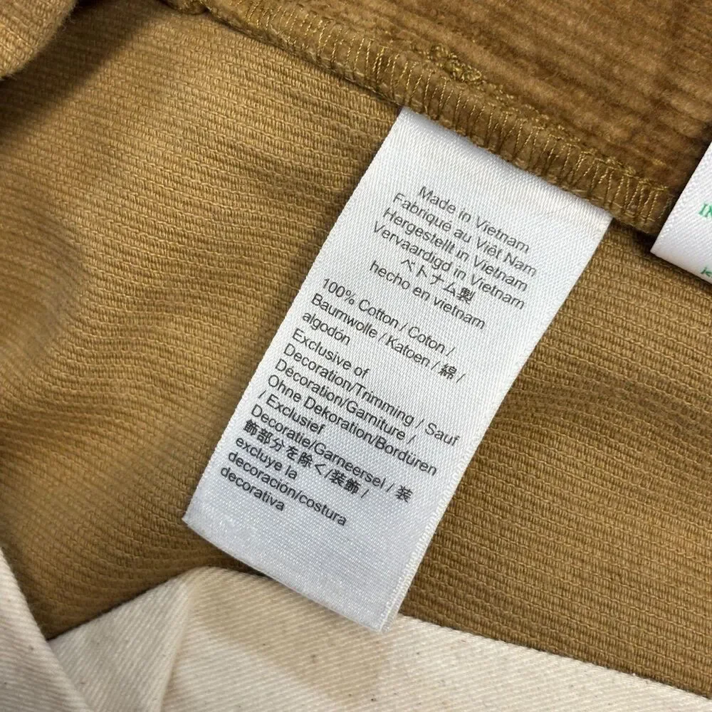 Wallace & Barnes Men Corduroy Carpenter Painter Pants Size 32x32 Cotton C127 -29
